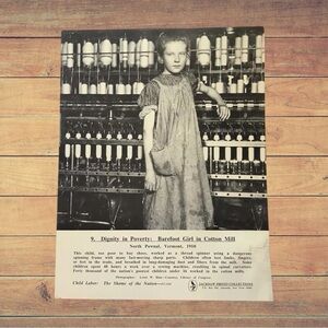 Dignity in Poverty: Barefoot Girl in Mill